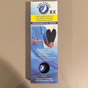 Pure Stride RX Full Length Orthotics with Shock Absorbing Foam